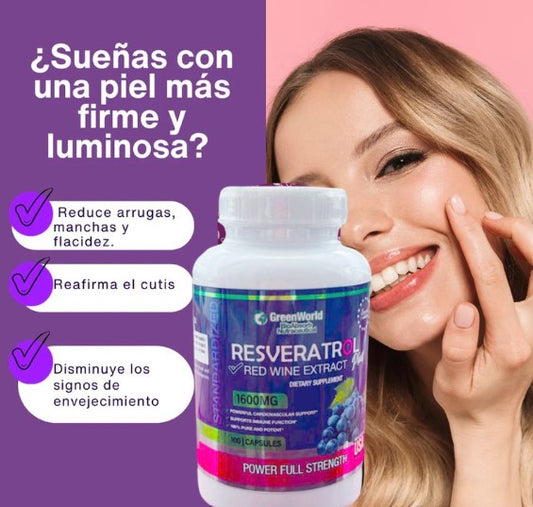 🔥RESVERATROL PREMIUM🍇🌟 JUVENTUD Y VITALIDAD QUE NECESITAS