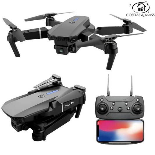 Drone E88 Pro Max – Cámara HD, diseño plegable y vuelo estable