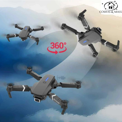 Drone E88 Pro Max – Cámara HD, diseño plegable y vuelo estable