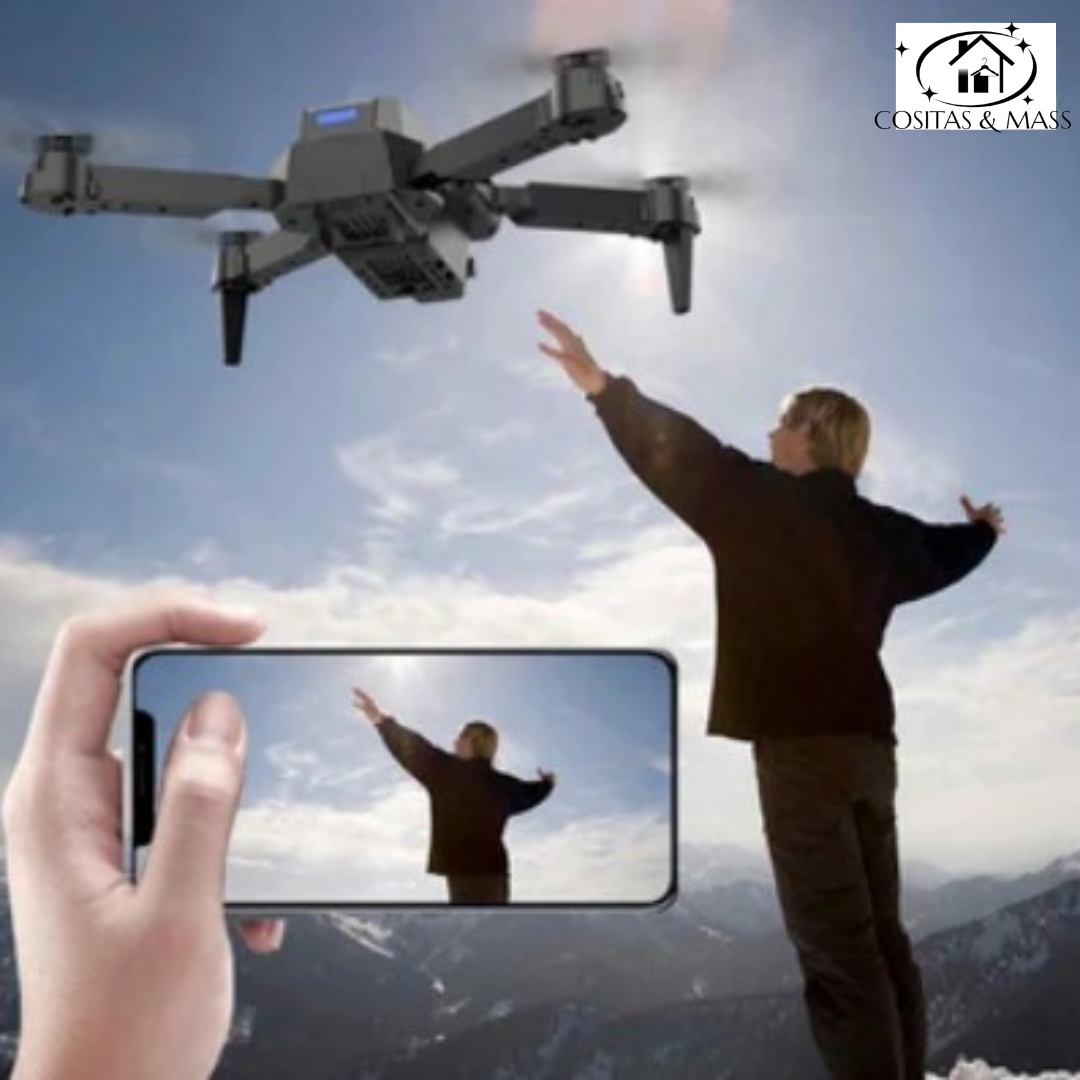 Drone E88 Pro Max – Cámara HD, diseño plegable y vuelo estable